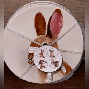 Cute 🥰 Bunny 🐰 Spring/ Easter Appetizer/Dessert Plates Set of 4 by Arlington